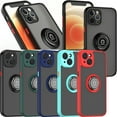 thumbnail image 2 of For Apple iPhone 14/13 Plus/ Pro /MAX Shockproof Magnetic Ring Kickstand Case, 2 of 9