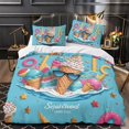 thumbnail image 3 of 3D Ice Cream Printed Comforter Cover Set Children Adult Unique Design Bedding Set Bedroom Decor,Twin (68"x86"), 3 of 5