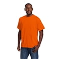 thumbnail image 2 of Gildan - Safety Orange T-Shirts, Workwear for Men, Hi-Vis Crew Neck Tee, Pack-6 Size: 4XL, 2 of 5