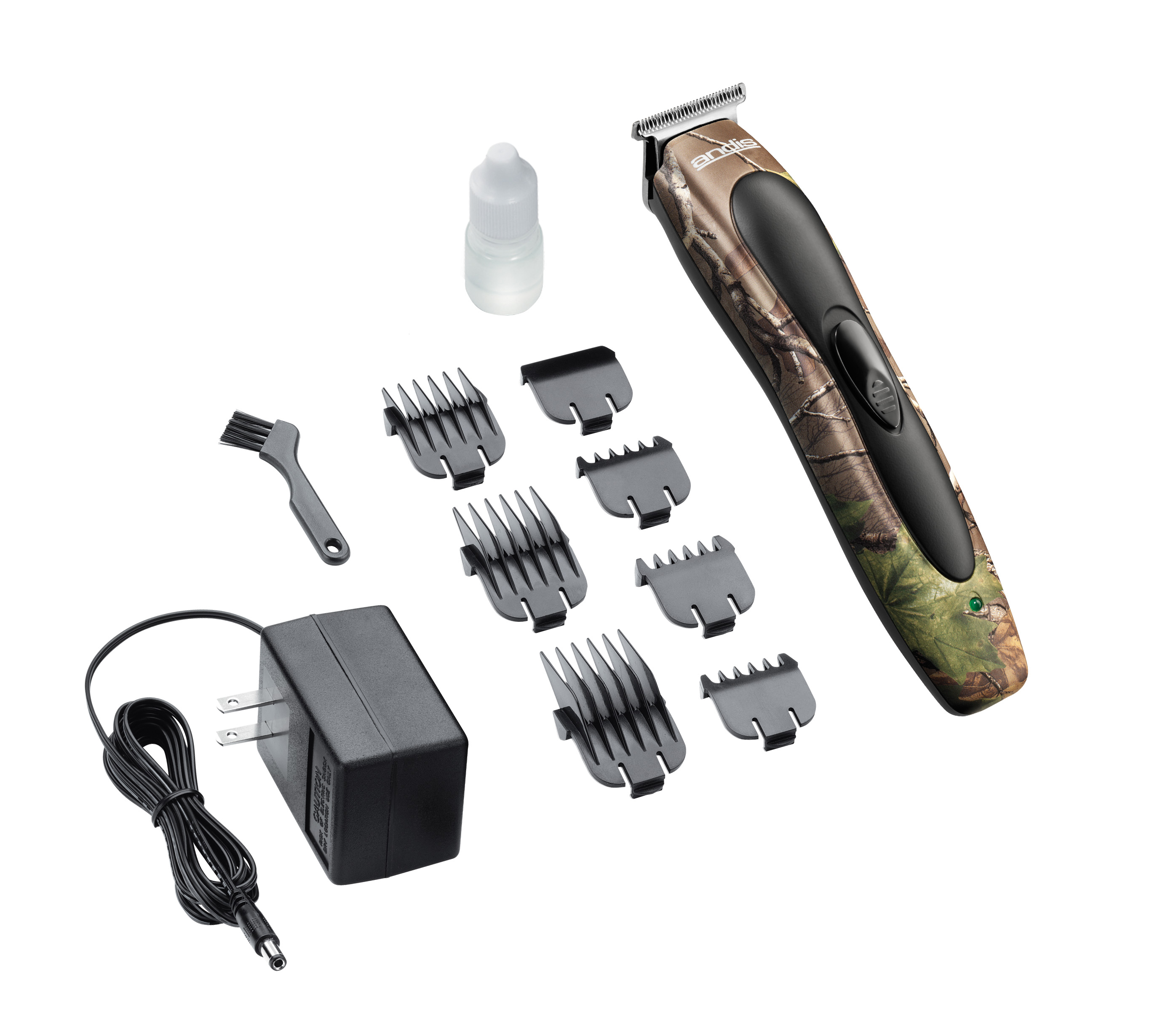 Andis Camo Beard, Mustache and Sideburns Trimmer Kit, 11-Pieces ...