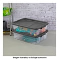 thumbnail image 4 of Caja Apilable STERILITE STERILITE de plástico transparente de 38 Litros, color Gris, 4 of 4