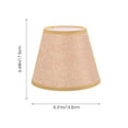 thumbnail image 3 of WRITWAA Light Brown Fabric Lamp Shade for Ceiling Lights, Simple Style Home Decor, Modern and Design, 3 of 7