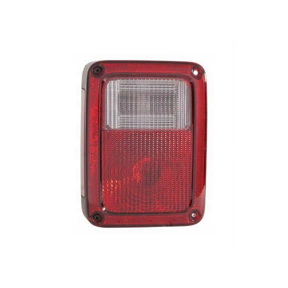Right Passenger Side Tail Light Assembly - Compatible with 2007 - 2018 Jeep Wrangler 2008 2009 2010 2011 2012 2013 2014 2015 2016 2017