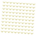 thumbnail image 4 of KLKCMS Metal Book Corner Protectors Iron Angle Protectors for Book Scrapbook Albums 100pcs Gold, 4 of 9