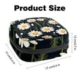 thumbnail image 3 of Makeup Bag Daisy Cosmetic Bag Makeup Pouch Travel Toiletry Bag Organizer Storage Bag for Women Girls, 3 of 7