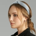 thumbnail image 3 of Unique Bargains Textured Cotton Knot Headband Soft Hairband for Women 1.3 Inch Wide Gray, 3 of 7