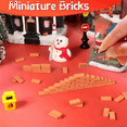 thumbnail image 3 of 800 Pieces Mini Bricks for Landscaping Miniature Bricks Brick Wall Small Bricks for Parts,1/35 Scale, 3 of 6