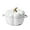 White, variant on Dutch Oven Pot with Lid, Pumpkin Pottery Dessert Saucepan, Mini Baking Dish Cute Pumpkins Bowl, Covered Dutch Oven Ceramic Stockpot, Pumpkin-Shaped Casserole (Orange)