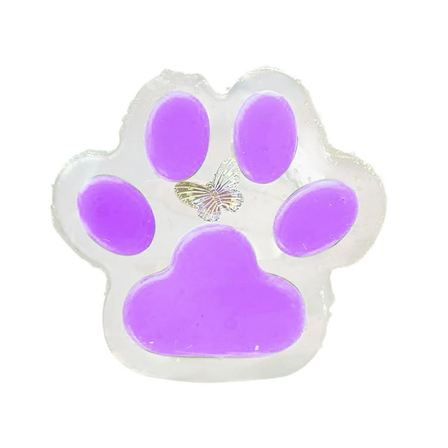 E Giant Stress Relief Squeeze Toy Large Paw Shape Soft Deformable Sensory Fidget Toy For Kids Adults Fun Stress Reliever Cute Cat Paw Design Durable Squishy Toy Perfect For Home Office Dec
