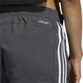 thumbnail image 4 of adidas Women's 3-Stripes Pacer Woven Shorts (Grey/Black, XS), 4 of 4