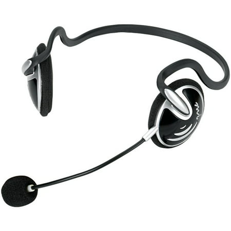Micro Innovations MM780 Headset - Stereo - Mini-phone - Wired - Behind-the-neck - Binaural - Semi-open - Noise Cancelling Microphone