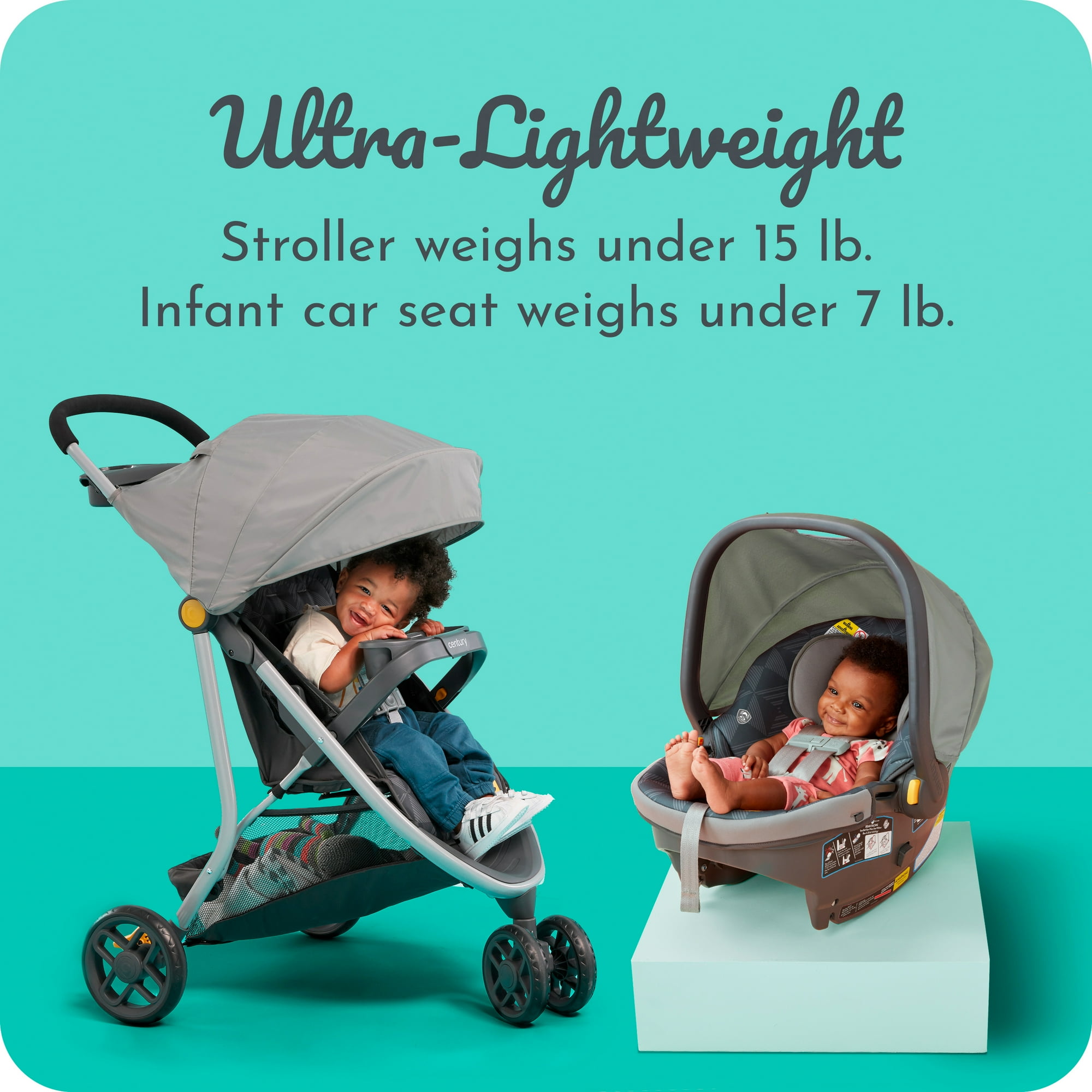 Century Stroll On™ 3Wheel Lightweight Stroller Century