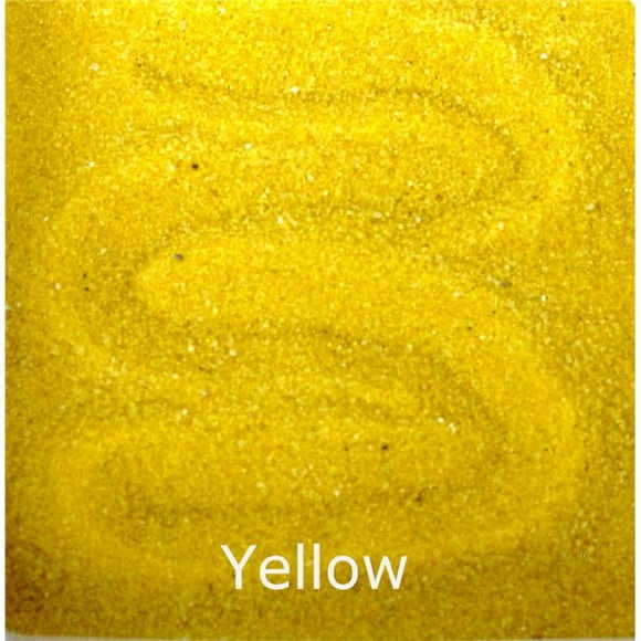 Scenic Sand  25 lbs Activa Bag of Bulk Colored Sand&#44; Yellow