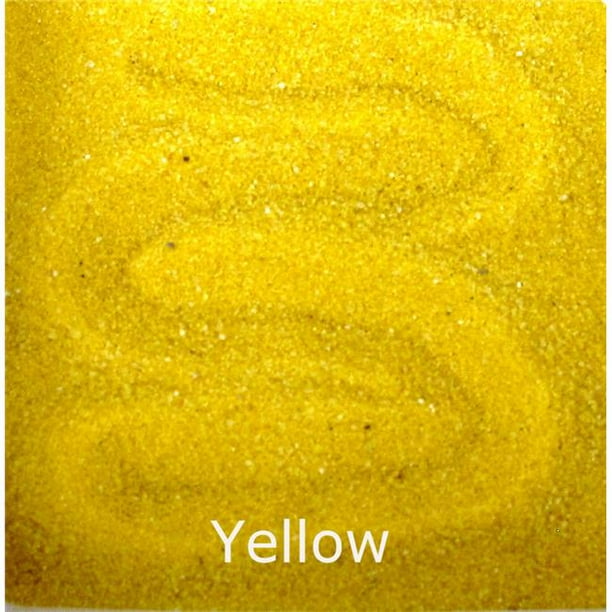 ACTÍVA 25 lb. Bag of Bright Yellow Scenic Sand Bulk Colored Sand