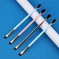 thumbnail image 5 of 2Pcs Angled Eyebrow Brushes With Ergonomic Grip Perfect For Detailed Brow Shaping And Blending, 5 of 8