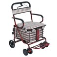 thumbnail image 2 of Carrito de compras plegable shamjiam para supermercado con ruedas para viajes de transporte Camping B, 2 of 8