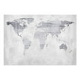 thumbnail image 2 of Tiptophomedecor Peel and Stick World Map  Wallpaper Wall Mural - Concrete World Map - Removable Wall Decals, 2 of 3