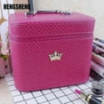 thumbnail image 1 of Neceser cosmético HUOGUO Noble Crown para mujer, impermeable, 1 of 3