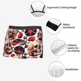 thumbnail image 3 of Kdxio Men's Boxer Briefs with record lips Skull Print - Comfortable and Breathable Underwear for Everyday Wear, 3 of 5