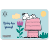 Snoopy Spring Sprung Walmart Gift Card