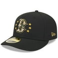 thumbnail image 3 of Men's New Era  Black Boston Red Sox 2024 Armed Forces Day Low Profile 59FIFTY Fitted Hat, 3 of 6
