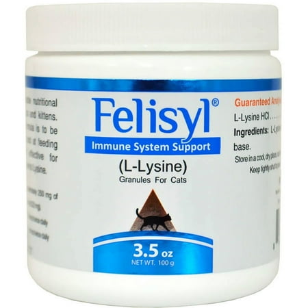 UPC: 0814087005625 | Felisyl L-lysine Immune System Support  3.5 oz Granules