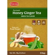 Pocas Honey Ginger Tea, Green Tea, 12.7 Ounce, 20 Bags (Pack of 2)