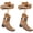 Brown Rhinestone, variant on Rhinestone Western Boots Earrings Crystal Cowgirl Cowboy Enamel Hat Rodeo Boot Drop Dangle Earrings Boho Western Earrings for Women