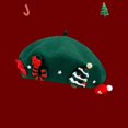 thumbnail image 2 of BUWTTED Christmas Hats Women Holiday Winter Fashion Warm Caps Casual Xmas Festive New Year Party Gifts Santa Hat, 2 of 6