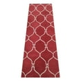 thumbnail image 5 of Rugsotic Carpets Hand Tufted Wool Eco-Friendly Area Rugs - 2'6"x8', Runner, Red Beige, Modern Contemporary Design, High Pile Handmade Anti Skid Rugs for Living Room, Bed Room (K01004), 5 of 5