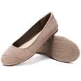 thumbnail image 2 of Women's Wide Width Ballet Flats - Casual Comfortable Round Toe Plus Size Flat Shoes, 2 of 6