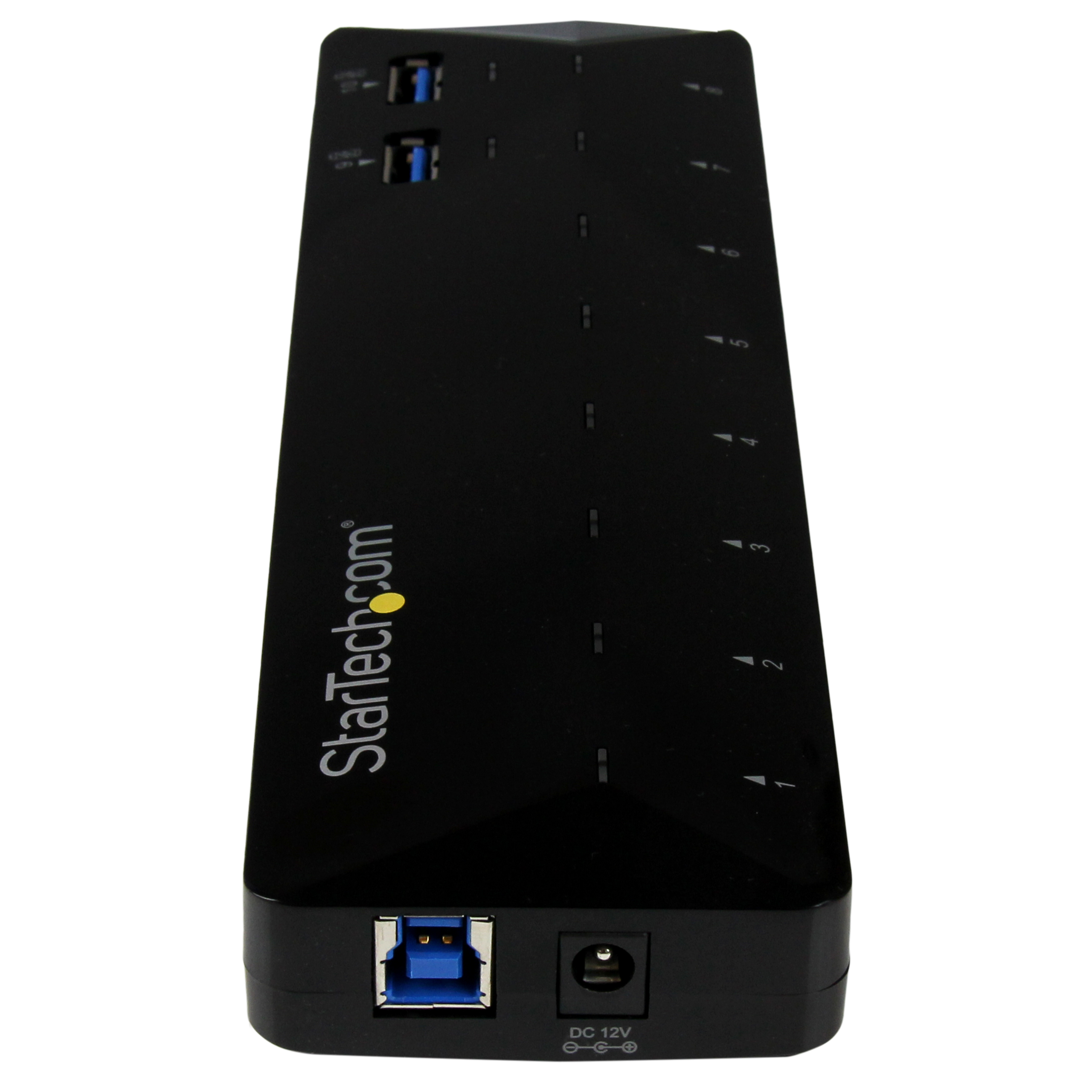 StarTech.com 10 Port USB 3.0 Hub with Charge & Sync Ports - 8 x USB-A, 2 x USB-A Fast Charge Ports - Multi Port Powered USB Hub - image 4 of 4