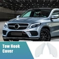 thumbnail image 3 of Unique Bargains 1 Pair Front Left Right Bumper Tow Hook Cover for Mercedes-Benz GLE 400 2016-2019 No.A2928854922, 3 of 6