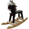 Teamson Kids - Zoo Kingdom Pony Rocking Horse for 3 Years and up -Espresso