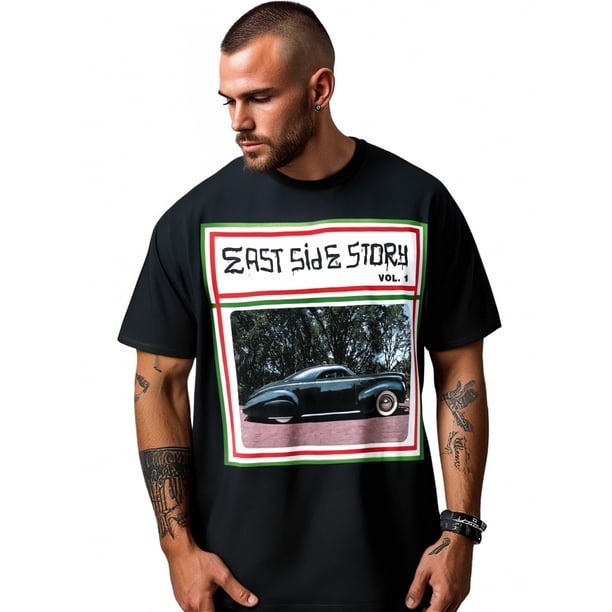 1940 Mercury Album Cover- Low Rider Kustom Lead Sled Hot Rod T-Shirt