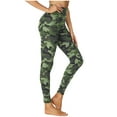 thumbnail image 2 of Ramiter Plus Size Leggings Womens Pants Trendy Casual Print Leggings Lift Fitness Sports Leggings Yoga L,Green, 2 of 5