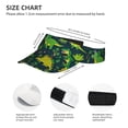 thumbnail image 4 of Balery Dinosaurs and Flowers Sport Wear Athletic Visor Sun Sports Visor Hat Visor Adjustable Cap for Women and Men (One Size), 4 of 8