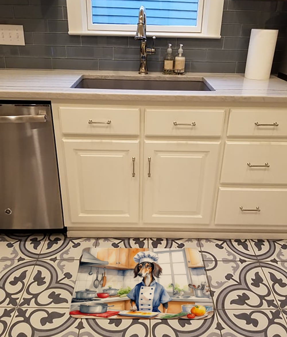 Saluki The Chef Memory Foam Kitchen Mat 27 in x 19 in