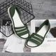 thumbnail image 2 of Sandalias planas de verano, zapatillas, zapatos de playa junto al mar, zapatillas planas informales de estilo coreano para mujer, 2 of 5