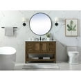 thumbnail image 6 of Elegant Decor Metropolis 48" Aluminum MDF Single Bathroom Vanity in Driftwood, 6 of 8