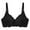 Black, variant on Hontri Wireless Full Coverage Sports Bra Women's No Underwire Bralette - Full Coverage Soft Support Sports Bra - Comfortable Everyday & Light Workout Bra (S-XXL) (Black | L)