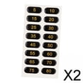 thumbnail image 1 of 2 Etiquetas De Pila De Peso, Pegatinas De Números Para Equipos De Fitness, Artículos Deportivos De Gimnasio, 1 of 8