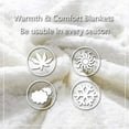 thumbnail image 6 of Hippie Graffiti Fuzzy Sherpa Blanket Dance Life Fleece Throw Blanket Soft Cozy Fluffy Plush Blanket for Girls 30"x40", 6 of 6