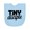 AE-Light Blue, variant on Inktastic Tiny Disciple Religious Newborn Bib