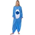 thumbnail image 2 of Care Bears Womens Pajama Grumpy Bear Hooded Union Suit Footless Sleeper One Piece Costume, 2 of 7