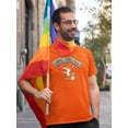 thumbnail image 2 of Love For All Corgi With Flag T-Shirt Men -Smartprints Designs, Male Medium, 2 of 4