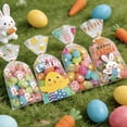 thumbnail image 5 of POLISE Spaces Easter Treat Bags Bulk 100 Ct, 10.6x4.9 Inch Cellophane Candy Bags with Ties, Festive Chick Rabbit & Egg Design for Holiday Party Favors, Gift Wrapping, and Spring Event Goodie Bags, 5 of 6