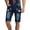 Deep Blue, variant on Mens Stretch Denim Shorts Slim Fit, Fashion Ripped Design, Comfortable & Stylish Black XXL