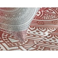 thumbnail image 4 of Ambesonne Ethnic Quilted Bedspread Set 3 Pcs, Ombre Mandala Boho Art, King Size, Grey Red, 4 of 5