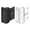 Black&White, variant on Black Door Reinforcement Security Latch, 800lbs Force Resistant, For Inward Swinging Doors